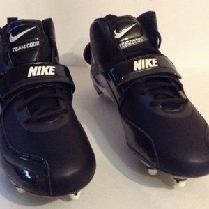 Nike Zoom Code D Black/White Men's Football Cleats Size 15 (442258 011)